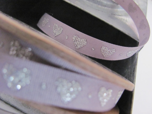 Warm grey & Hearts - 1 cm x 50 cm — foto 4