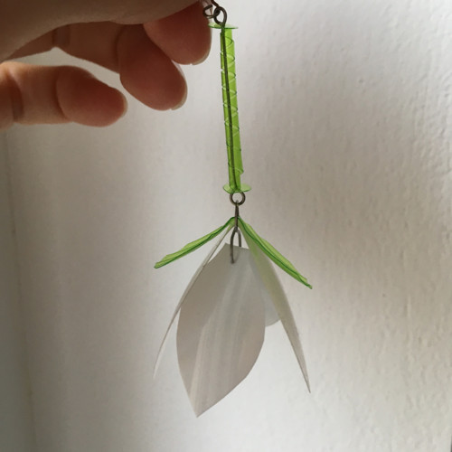 Náušnice Fuchsia-Žluť-Bílo — foto 3