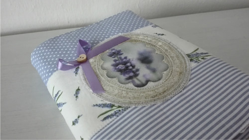 Obal na knihu lavender — foto 2