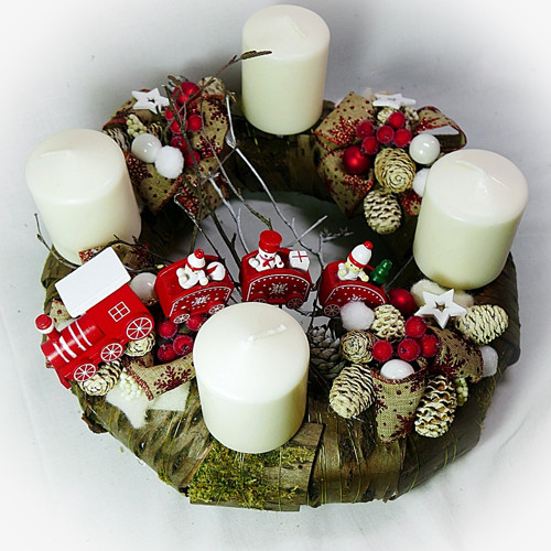 Adventní věnec - Vezu Vánoce — foto 2