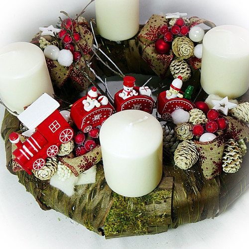 Adventní věnec - Vezu Vánoce — foto 3