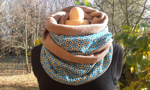 Bavlněno - fleecový nákrčník — foto 2