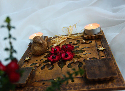 Adventní svícen s ptáčkem 1. — foto 4