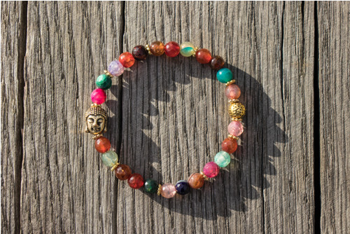 Buddha náramek z achátu — foto 2