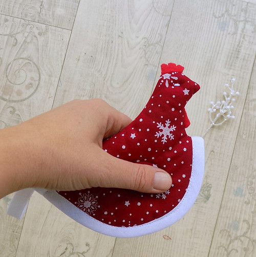 Kuchyňské chňapky, chňapka slepička, Vločky — foto 3