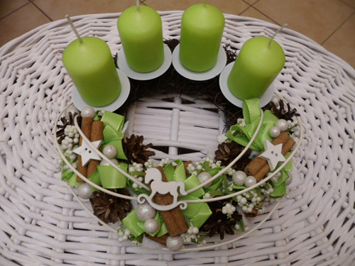 Věnec adventní zelený — foto 2