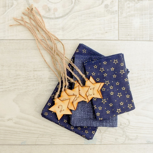 Adventní kalendář modrý — foto 3