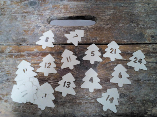 Adventní číslice - hvězda, vločka, stromeček — foto 4