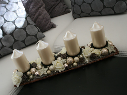 Adventní štola smetanová — foto 2