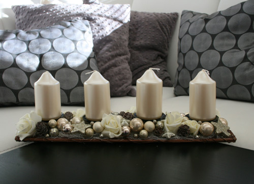Adventní štola smetanová — foto 3