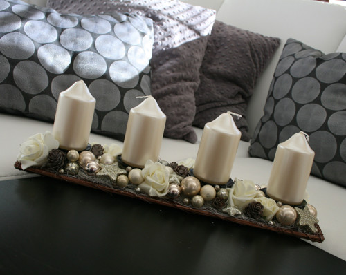 Adventní štola smetanová — foto 6