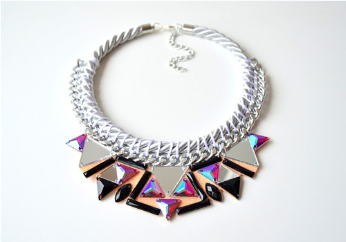 VÝPRODEJ!!! Náhrdelník SILVER WHITE TRIBAL — foto 6