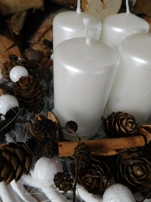 Adventní věnec - přírodní — foto 2