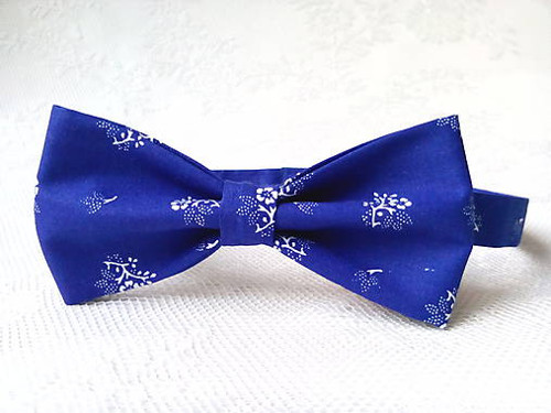 Dark blue folklore bow tie — foto 2