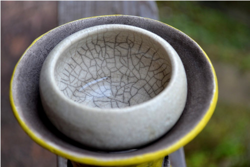 Raku aromalampa žlutá — foto 4