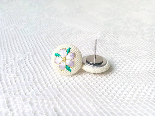 Flower earrings (yellow) — foto 2