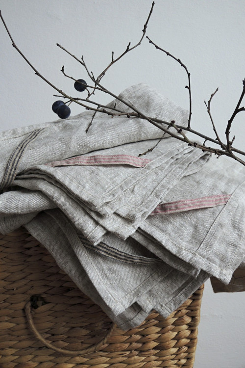 Utěrka len - režná - set 2 + 2 — foto 2
