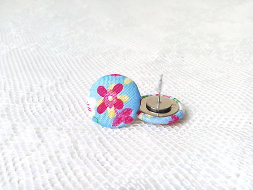 Retro flowers earrings — foto 2