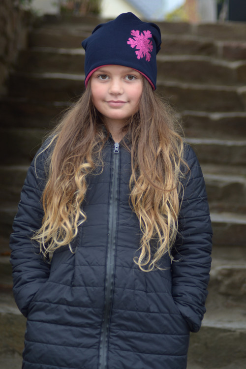 Čepička zimní šmoulí — foto 2