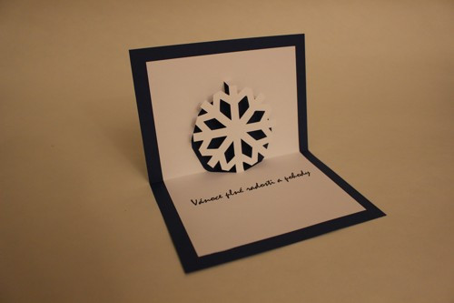 Vánoční přání - vločka — foto 2