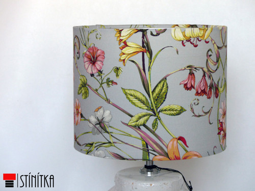 Stínítko z VAŠÍ látky • průměr 40 cm — foto 4