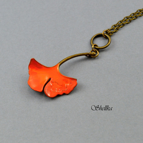Náhrdelník ,,GINKO LIST,, III. — foto 2