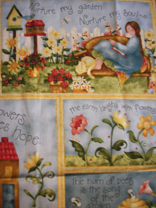 Látkový Panel Gardeners Use Flowers — foto 2