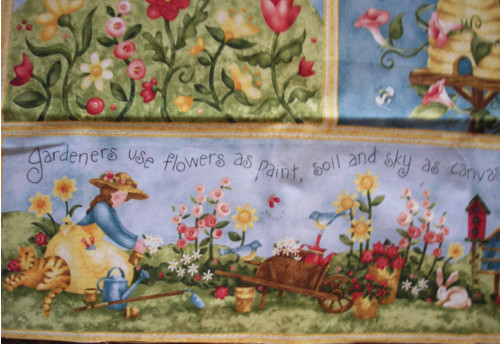 Látkový Panel Gardeners Use Flowers — foto 5