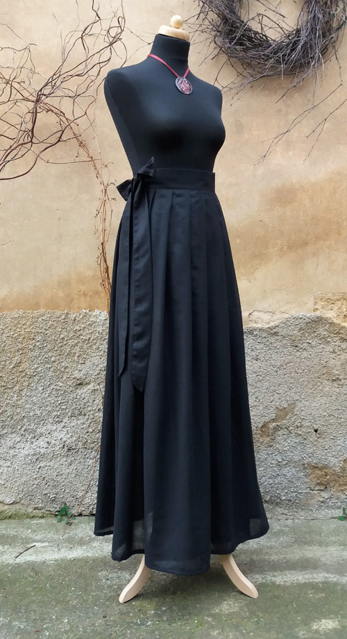 Černá, Elegantní Dlouhá — foto 2