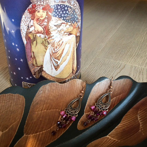 Náušnice: Princezna Hyacinta — foto 3