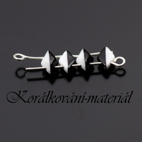 Dvoudírkové korálky DiamonDuo- Matubo — foto 2