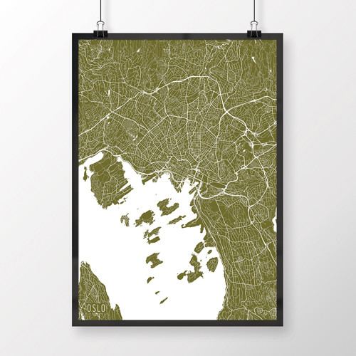 OSLO, 50x70cm, minimalistické, zlaté — foto 2