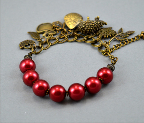 Náramek ,,BOHO,, s medailonkem I. — foto 2