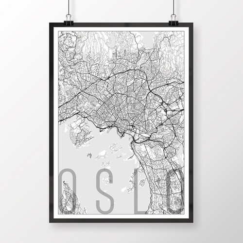 OSLO, 50x70cm, elegantní, bílé — foto 2