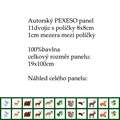 PEXESO panel 8x8cm, 11 dvojic: KRESLENÁ EVROPA I — foto 2