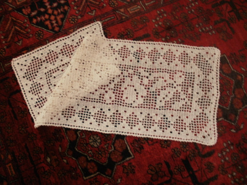 Dečka háčkovaná-filetová. — foto 2