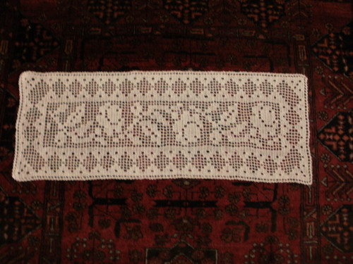 Dečka háčkovaná-filetová. — foto 3