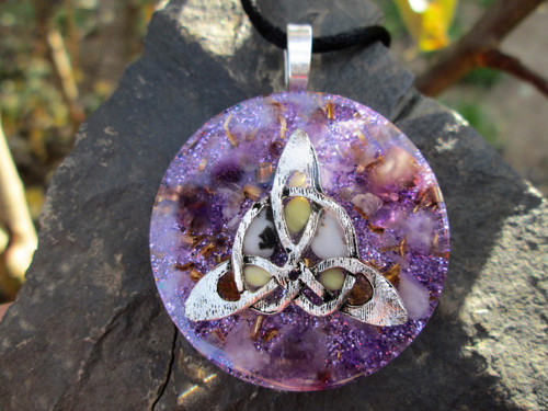 Orgonit ,, Keltské energie " - ametyst, obsidián — foto 5