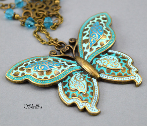 Náhrdelník ,,BIG BUTTERFLY,, — foto 2