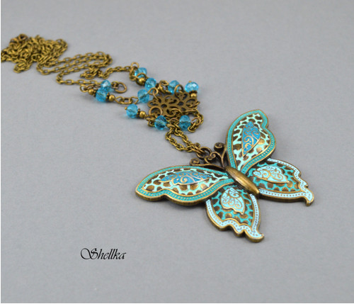 Náhrdelník ,,BIG BUTTERFLY,, — foto 3