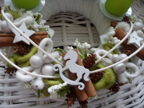 Věnec adventní zelený — foto 3