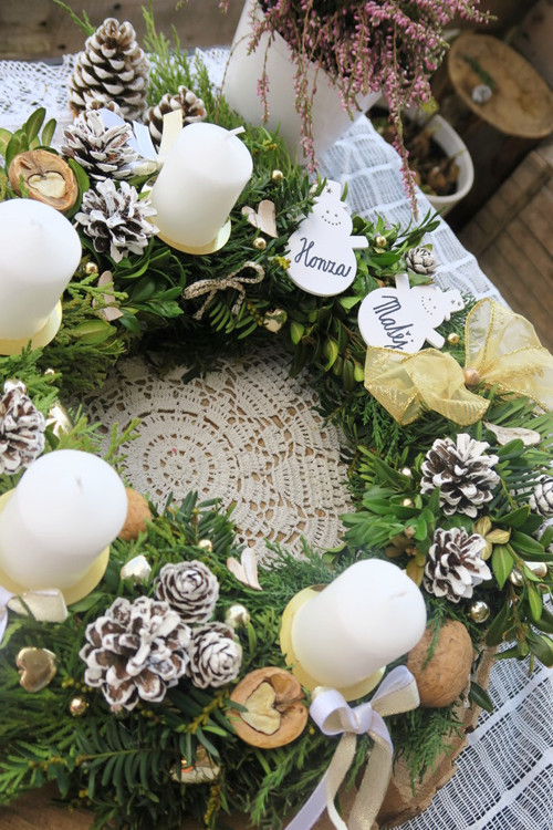 Adventní věnec "Sněhuláci" — foto 6