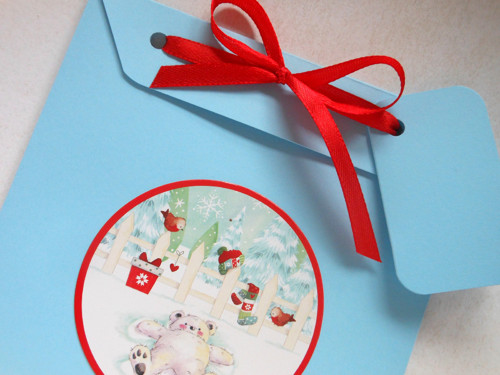 Medvědí andělíček - obal na CD 13x14 cm — foto 4
