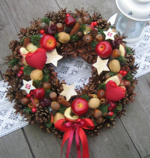 Adventní věneček se srdíčky - rezervace — foto 3