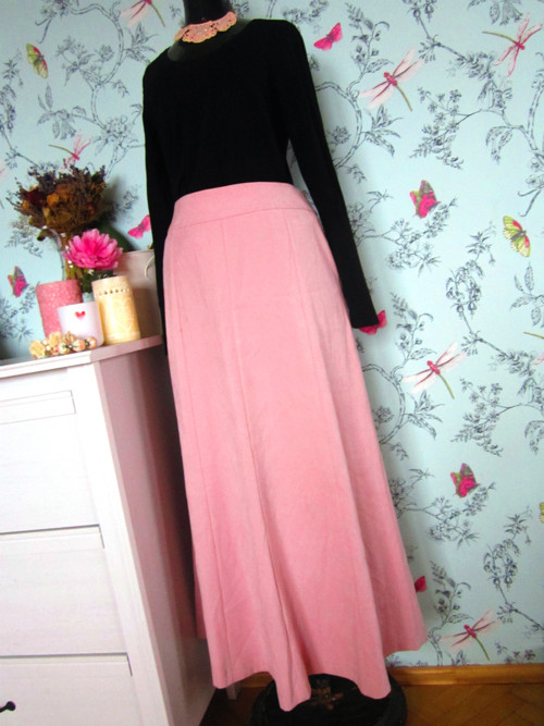 Sukně dlouhááá powder pink — foto 3