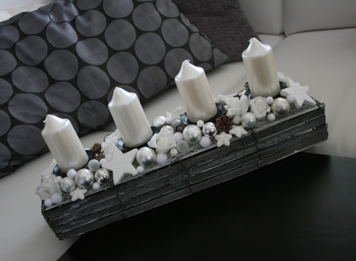 Adventní štola bílá — foto 2