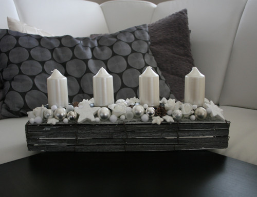 Adventní štola bílá — foto 3