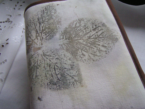 Obal na knihu eco print — foto 2