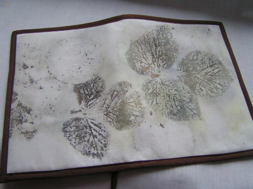 Obal na knihu eco print — foto 3