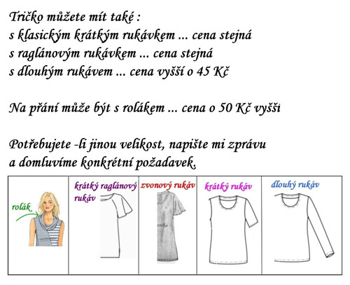 Tričko s velkými růžemi — foto 3